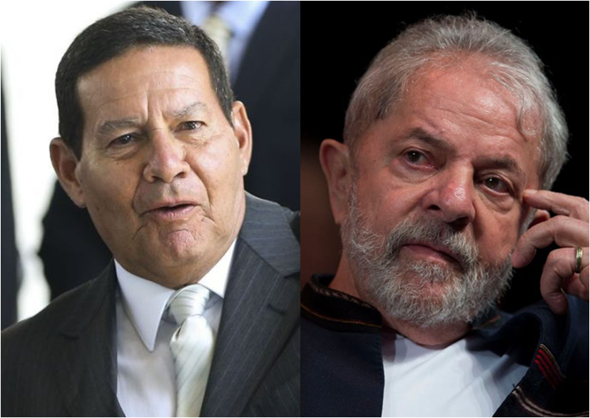 Mourão diz que se o PT vencer em 2022, Bolsonaro vai ter que "passar a faixa"