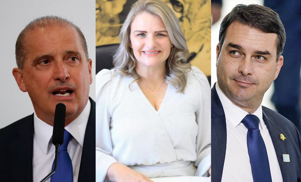 Onix e Flávio convidam o PTB para participar do comitê de campanha de Bolsonaro