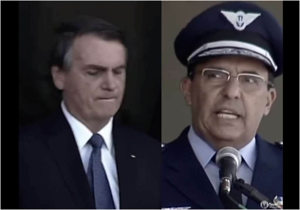 VÍDEO: emocionado, comandante da Força Aérea exalta Bolsonaro diante de militares