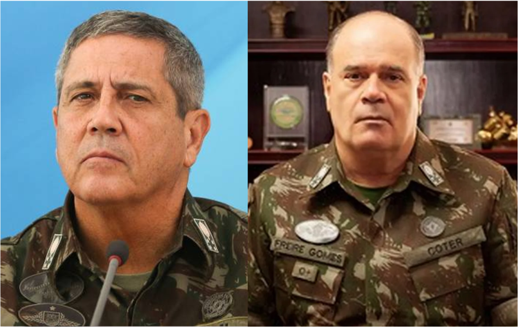 General Braga Netto chamou comandante do Exército de 'cagão' e omisso