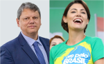 "Já tem meu voto", dizem internautas sobre possível chapa Tarcísio e Michelle 2026