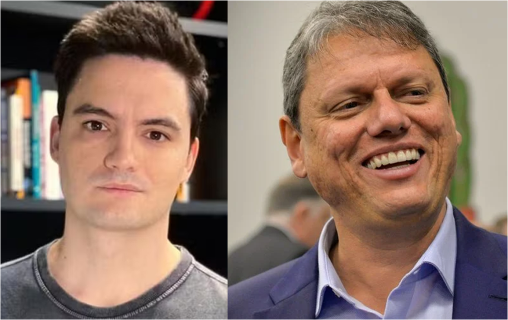 Felipe Neto cobra reação contra a força de Tarcísio: "Virá candidato com gigantesco apoio"