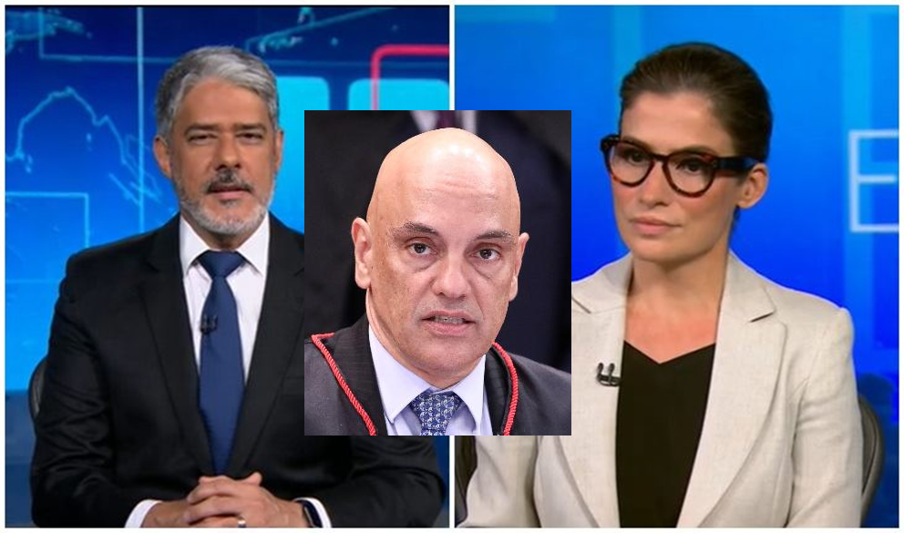 VÍDEO: Jornal Nacional expõe escândalo envolvendo mensagens vazadas sobre Moraes