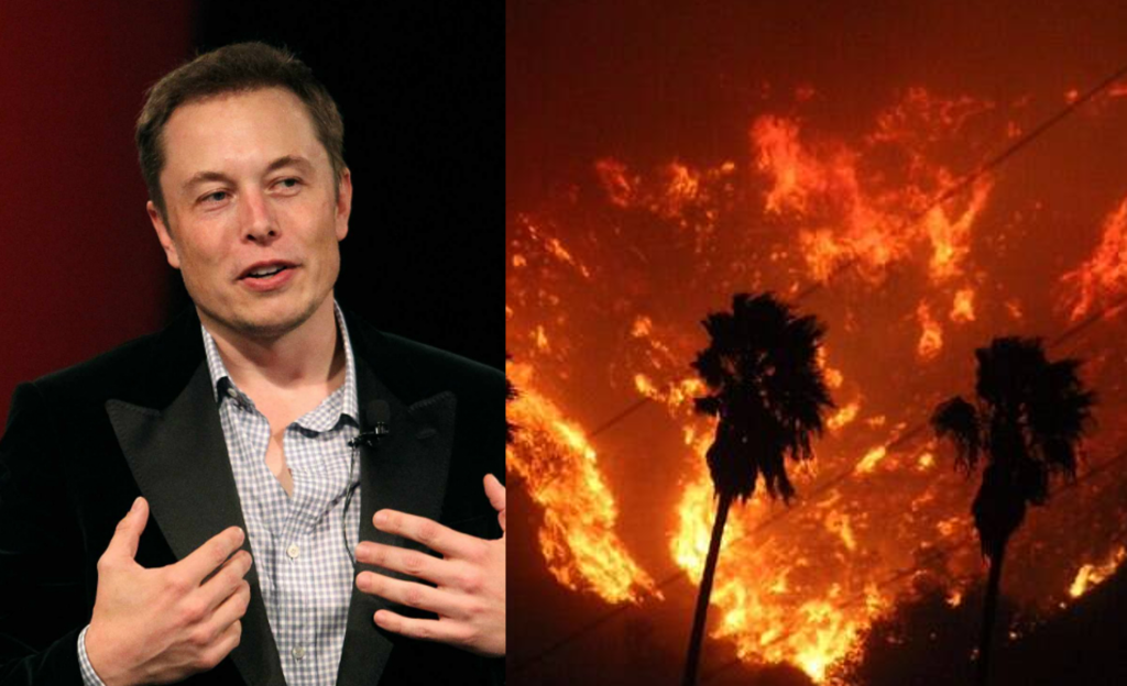 Musk fornece internet da Starlink em combate a incêndio nos EUA: 'A única que pega'